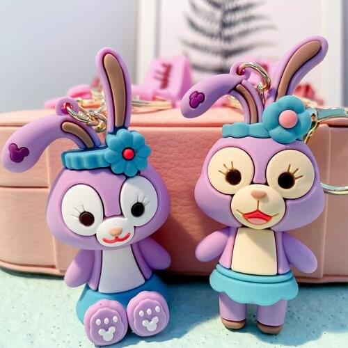 New Net Celebrity Cute Cartoon Star Dailu Keychain Action Figure Creative Trend Bag Car Pendant Gift Couple Doll Children Gift