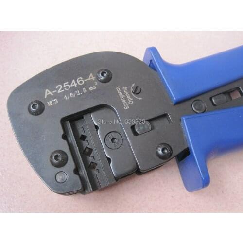Solar Panel PV Cable MC3 Crimping tool for solar panel connectors,solar crimper 2.5-6mm2