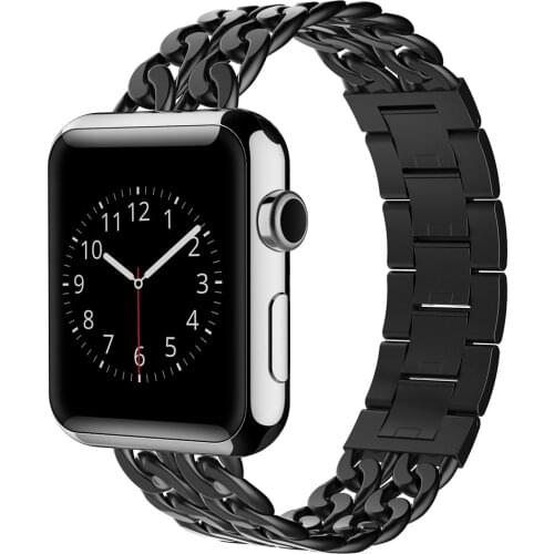 For apple watch strap Stainless Steel correa 44mm 40mm Series 5 4 pulseira for iwatch band 42mm 38mm Serie 3 2 1 bracelet wrist