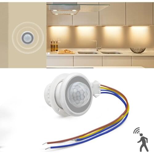 110V 220V Smart Switch PIR Motion Sensor Detector LED Bulb Auto ON/OFF Human Body Induction Module Switch Adjustable Time Delay
