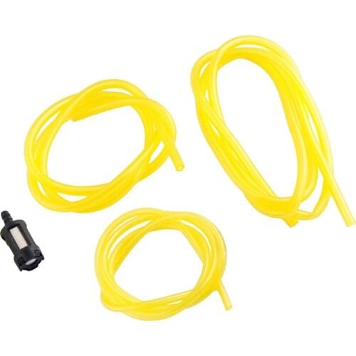 3 Size Replacement Fuel Line Hose For 2 Cycle Engine Chainsaw Snow Blower