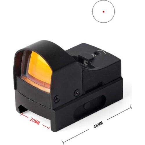 Tactical Red Dot Sight Holographic Scope Hunting Reflex Sights For 20mm Weaver Rail Mount Airsoft Riflescope Optics Collimator