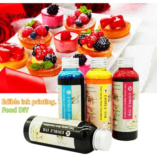 Universal Imported PGI-270 CLI-271 Edible Ink for Canon PIXMA MG7720 TS8020 TS9020 TS6020 PGI 270 CLI271 Inkjet Printer Food Ink