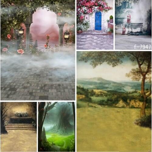 Vintage Oil Painting Scenery Photography Backdrops Children Portrait Background For Photo Studio Props 21514 AF-24