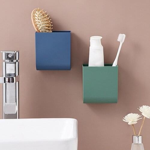 Remote Control Storage Box Wall Mounted Storage Organizer for Wall Desk Door Air Conditioner TV Mobile Phone Case Holder