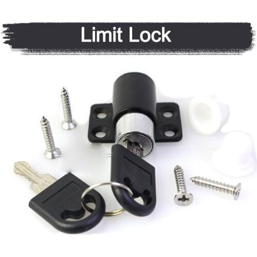 Zinc Alloy Sliding Window Lock Limit Lock Child Safety Protection Lock Anti-theft Door Window Security Lock