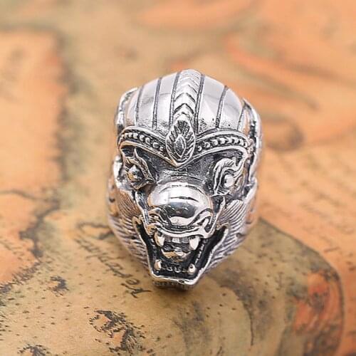925 STERLING SILVER Pi Xiu beast lucky RING jewelry Men Women gift A5724