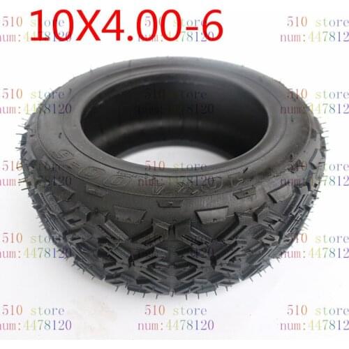 10 inch vacuum tyres 10X4.00-6 10*4.00-6 Tires Tubeless Vacuum Tyre for snow plow Go karts ATV Quad bike OFF-Road Free shipping