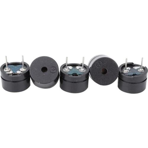 10pcs Electronic Passive Buzzer AC 12MMx8.5MM 16 ohm Resistance 3V 5V 9V 12V In Common Use Mini Piezo Buzzers For Arduino DIY