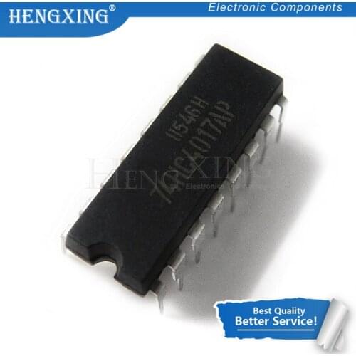 10pcs/lot 74HC4017N 74HC4017AP SN74HC4017N 74HC4017 DIP-16 new original In Stock