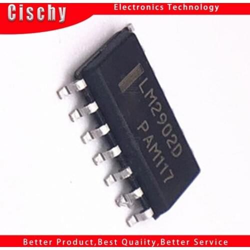10pcs/lot LM2902 LM2902DR LM2902DT SOP-14 In Stock