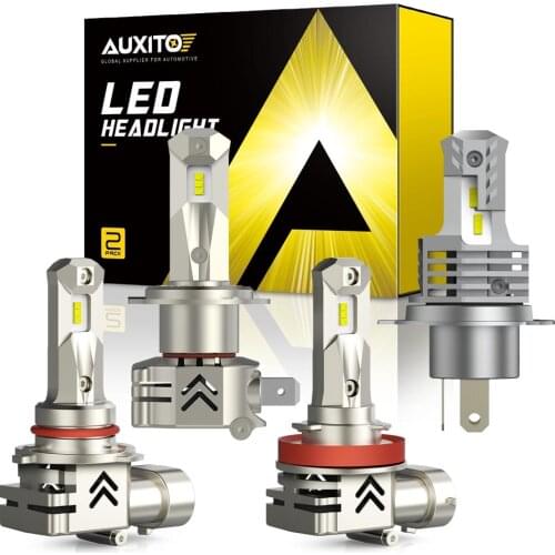 AUXITO NEW H7 LED CANBUS H4 H11 H8 H9 Light Bulbs for Auto 9005 HB3 9006 HB4 Led Headlights 6000k White Auto Headlamp 12v