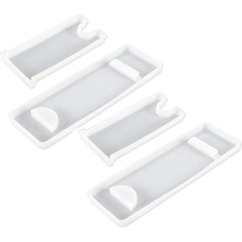 Wine Bottle Rack Tray DIY Epoxy Resin Mold Rectangle Shaped Wine Holder Silicone Mould Rack Epoxy Mold 2 Pack