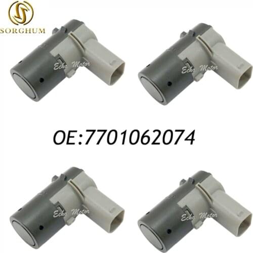 4PCS New Parking Sensor PDC 7701062074,PSA 7701062074 Aid Reverse Backup For Peugeot 207,207CC Citroen C4 C5, 9653849080