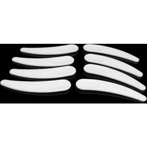 50pcs Mini Cosmetic Spatula Scoop Disposable Mask White Plastic Spoon Makeup Maquillage Tools Wholesale