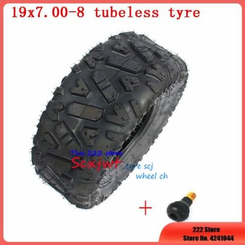 8 inches ATV tire 19/7-8 19X7.00-8 19X700-8 19X7-8 fit for 150cc 250cc 4-wheel vehcile motorcycle front wheels vacuum tire