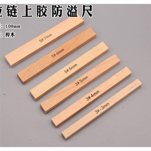 Beech Wood Sewing Accessories For DIY Leather Zipper Installation Installer Wallet Fix DIY Tool Repair