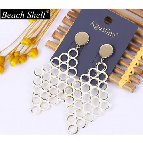 Bohemian women earrings vintage jewelry 2021 gifts for women fashion jewelry drop earrings jewelry dangle big fashion jewelry