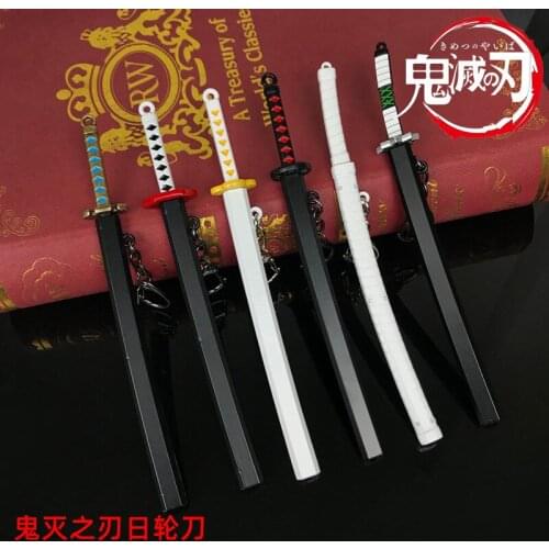 Anime Demon Slayer Kimetsu no Yaiba keychain Kamado Nezuko Kamado-Tanjirou arms Accessories Pendant Keychain KeyRings