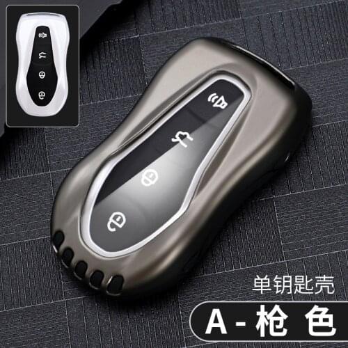 Car Key Case Cover Holder Protective Shell For Geely New Emgrand GS X6 SUV EC7 Car Styling Accessories Fob Buckle Keychain