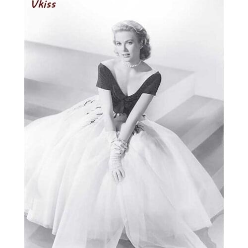 Black A-Line Tulle Short Prom Dresses 2020 Elegant Women Formal Party Night Vestidos Fiesta V-Neck Backless Robe Evening Dress