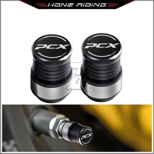 For Honda PCX 125 150 Scooter Rim Motorcycle Accessories Wheel Valve Stem Cap Set