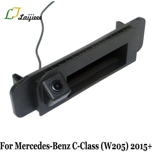 Reverse Parking Camera For Mercedes Benz C Class W205 S205 C205 2015 to Present / HD Car Trunk Handle Rear View Backup Camera