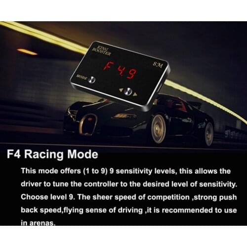 Throttle controller Sprintbooster black color red LED for BYD Surui Sirui Tang Qin S6 S7 F0 G5 G6