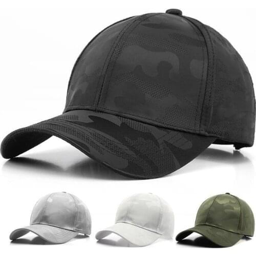 New Fashion Adjustable Baseball Cap Unisex Camouflage Camo Black Cap Casquette Hat Men Women Casual Desert Hat