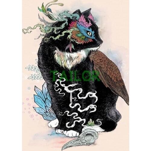 Full square Home Decor Gift Cuadros haft diamentowy 5D diamond painting kit set Cross stitch animal cat 3D Mosaic art colours 55