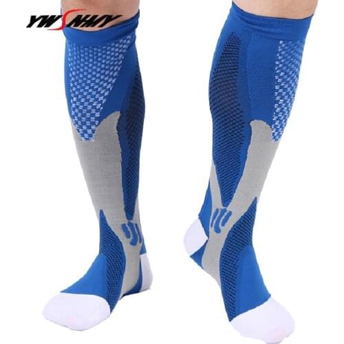 Compression Socks For Men & Women (20-30 Mmhg) Best Stockings Unisex Sports Socks for Marathon Cycling Football Varicose Veins