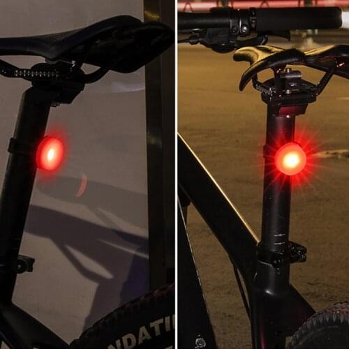 The New Bicycle Tail Light Bike Rear Light Taillight Flashlight Night Riding Safety Warning Helmet Lights Cycling accessories