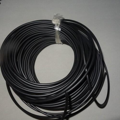 PMMA optical fiber coated with Black Sheath Inner diameter 3.0mm(4.5mm outer diameter) for Showcase