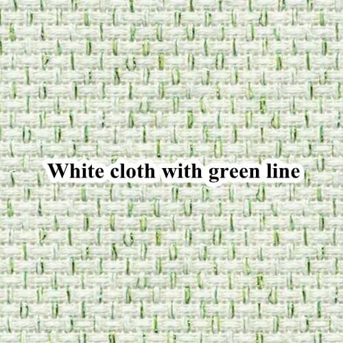 Aida 14ct white cloth silver line gold line blue pink cross stitch fabric brilliant pearl canvas DIY handmade needlework craft