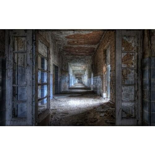 VinylBDS Gorgeous Mystery Old-Building Photography Backdrop Photography Backgrounds For Photographic Zj-Ff-Kh