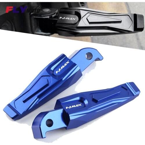 High Quality For YAMAHA NMAX155 NMAX125 N-MAX155 N-MAX NMAX 155 125 2015-2020 Motorcycle CNC Rear Passenger Foot Peg Footrests