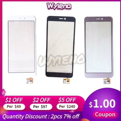 Wyieno Black/Golden For DEXP BS650 Touch Screen Digitizer Sensor ; With Tracking Number