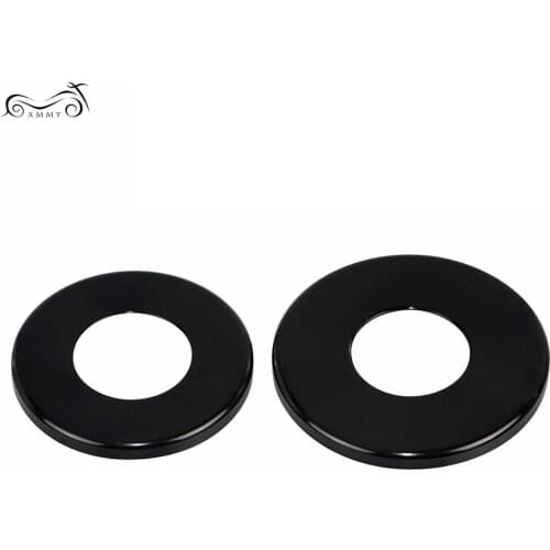 Black Fork Neck Cup Dust Shield For Harley Touring Electra Glide FLB FLFB FLH FLHFB Hydra Glide 1949–1950