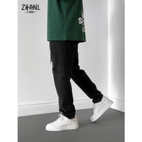 Мужские широкие джинсы ZHANLINWU China At AliExpress