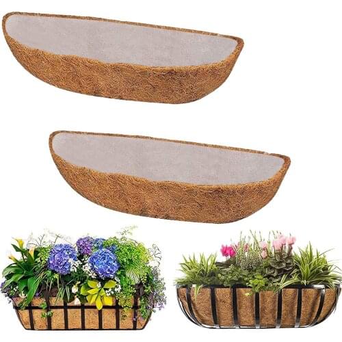 1PCs Coconut Palm Cushion For Flower Baskets Gardening Mix Soil Lock Design Mat Flower Pot Plant Change Cushion