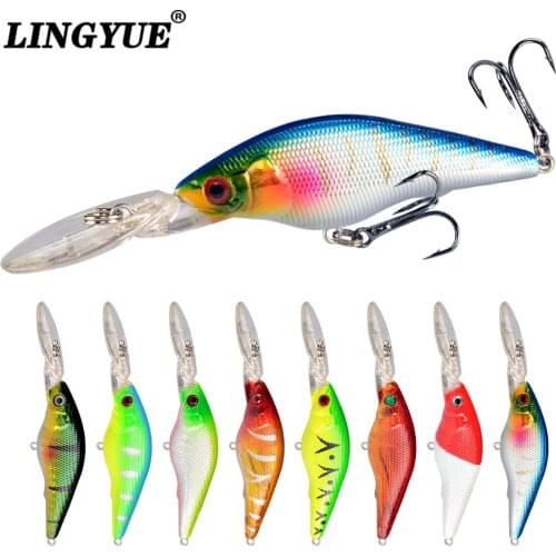 1pcs Fishing Lures Good 9cm/6.6g Hard Baits Crankbaits Wobbler Plastic Fishing Tackle 8 colors Minnow Lure Bass Fishing Bait
