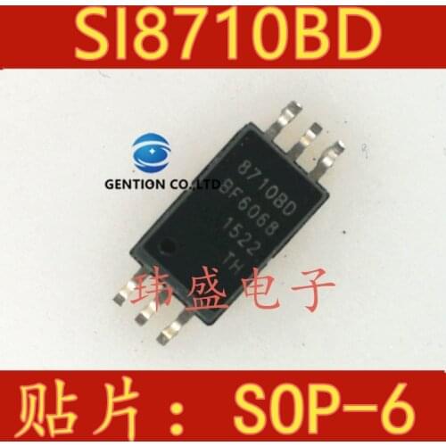 10PCS SI8710BD 8710BD SOP-6 in stock 100% new and original