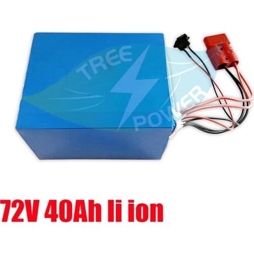 72V 40AH Lithium ion Battery Pack for ebike Electric Bicycles Scooters electric vehicles+ 5A charger