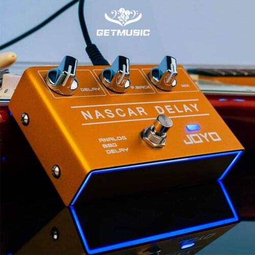 JOYO R-10 Analog Vintage Delay Effect Pedal Classic Pedal Warm & Natural Sound Guitar Pedal Effect for Electric Guitar Bass
