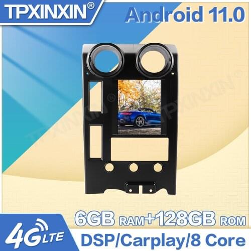 Android 11 For Hummer H2 2004-2009 Android Vertical Screen Car Radio GPS Navigation Stereo Headunit Multimedia DVD Player