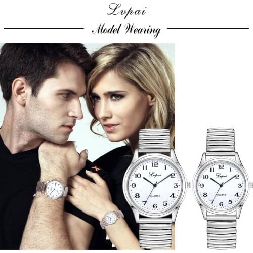 Male Women Watches For Couples Elastic Band Watch Fashion Watch For Luxury Ladies Wrist Watches Quartz Clock Daily Wear Gifts