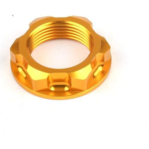 CNC Billet Steering Stem Nut For RM125 RM250 04-08 RMZ250 07-16 RMZ450 05-16 Dirt bike Off Road Motocross