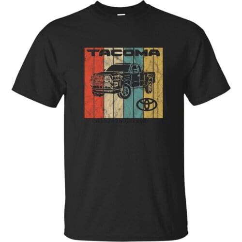 Toyota Tacoma T-Shirt Retro Faded Worn Pickup Logo Graphic Tee Truck