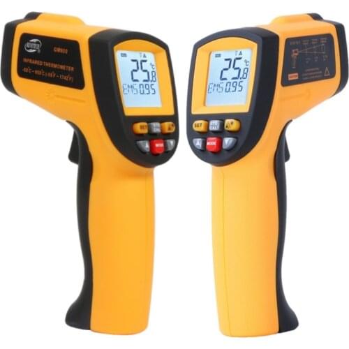GM900 BENETECH -50 ~ 950℃ Infrared Thermometer Digital Laser Thermometer Temperature Sensor Gun Non-Contact Temperature Meter