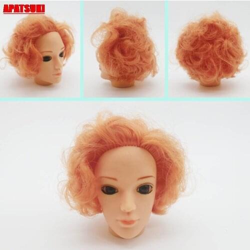 3D Eyes Golden Hair Male Doll Head For Ken Boy Doll Heads For Boyfriend Ken 1/6 Doll Accessories Kids Toy Gift